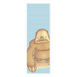 Silly Sloth Bookmark business cards
