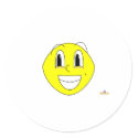 Silly Smiling Lemon stickers