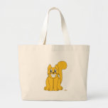 Silly Smiling Orange Cat Bags