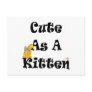 Silly Smiling Orange Cat Cute As A Kitten Postcard