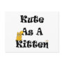 Silly Smiling Orange Cat Kute As A Kitten Postcard
