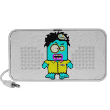 silly smyk zombie cartoon character notebook speakers