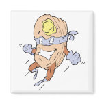 silly superhero super pancakes character magnets