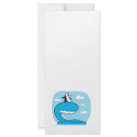 silly surfing penguin rack cards