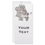 silly trumpet horn elephant tooting trunk rack cards