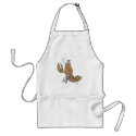 silly waving lobster aprons