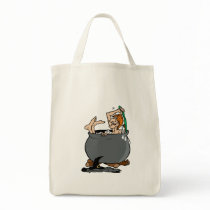 Silly Witch Bath Canvas Bag