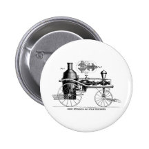Silsby Rotary Steam Fire Engine Button