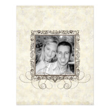 Silver Age of Elegance, Photo Wedding Invitation
