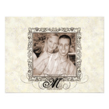 Silver Age of Elegance, Swirls RSVP Response Card Invitations