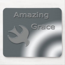 Silver Amazing Grace Mousepads
