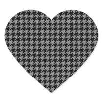 Silver and Black Houndstooth