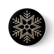 Silver and Gold Snowflake