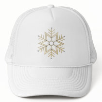 Silver and Gold Snowflake
