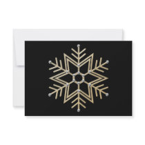Silver and Gold Snowflake