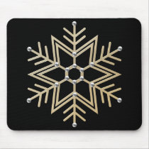 Silver and Gold Snowflake