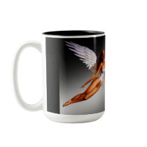 Silver Angel Fantasy/Sci Fi Designed Coffee Mug