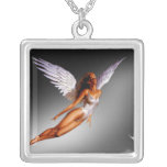 Silver Angel Fantasy Sci/Fi Necklace
