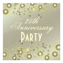 Silver Anniversary, 25th Anniversary Invitations
