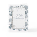 Silver Anniversary Celebrating 25 Years Roses cards