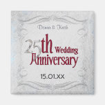 Silver Anniversary Fridge Magnets