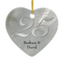 Silver Anniversary Ornament