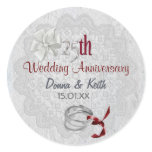 Silver Anniversary Sticker