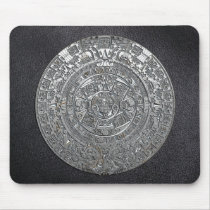 Silver Aztec Calendar