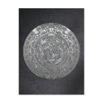 Silver Aztec Calendar