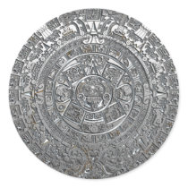 Silver Aztec Calendar