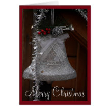 Silver Bell Christmas Card