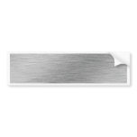 Silver bumper stickers