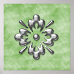 Silver Burst Print