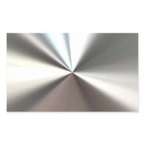 Silver Burst Rectangle Stickers