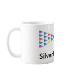 Silver Buzz Cafe Coffee Mug - White