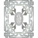 Silver Celtic Design Photo Frame Sculpture photo sculptures