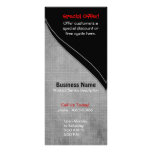 Silver Check Rack Card Design