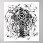 "Silver Claddagh Cross" Sarah Doherty 2008 posters