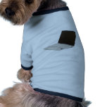 Silver coloured laptop pet clothing