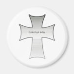 Silver Crucifix Magnets