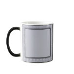 Silver damask background pattern mugs