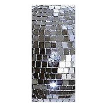 Silver Disco Ball Rack Card