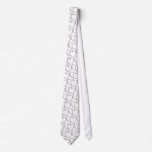 Silver Double Hearts ties
