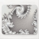 Silver Double Spiral Mousepad