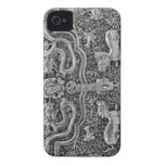 silver dragon box iPhone 4 Case-Mate case