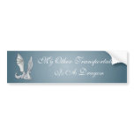 Silver dragon bumper stickers