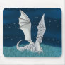 Silver dragon mouse pads