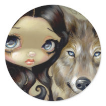 "Silver Eyed Wolf" Sticker