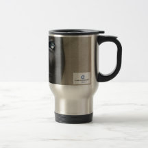 Silver eyes travel mug