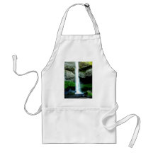 Silver Falling Apron